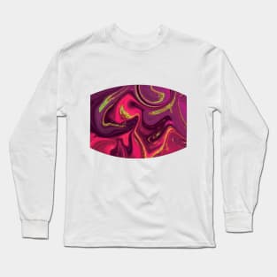 Trippy Raspberry Swirl Long Sleeve T-Shirt